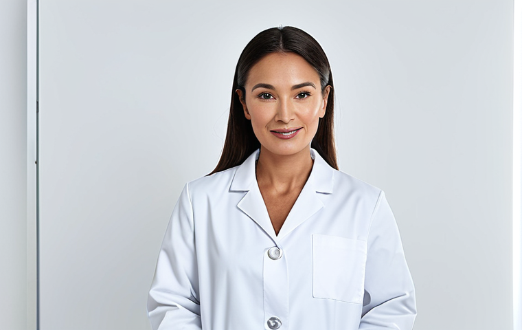 피부 광채 유지 방법 - Business Professional**

"A professional businesswoman in a modern office setting, wearing a tailore...