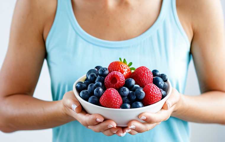 피부 세포 재생 활성화 - Skincare Science & Diet**

"A well-lit studio photograph of a radiant, fully clothed woman in her 30...