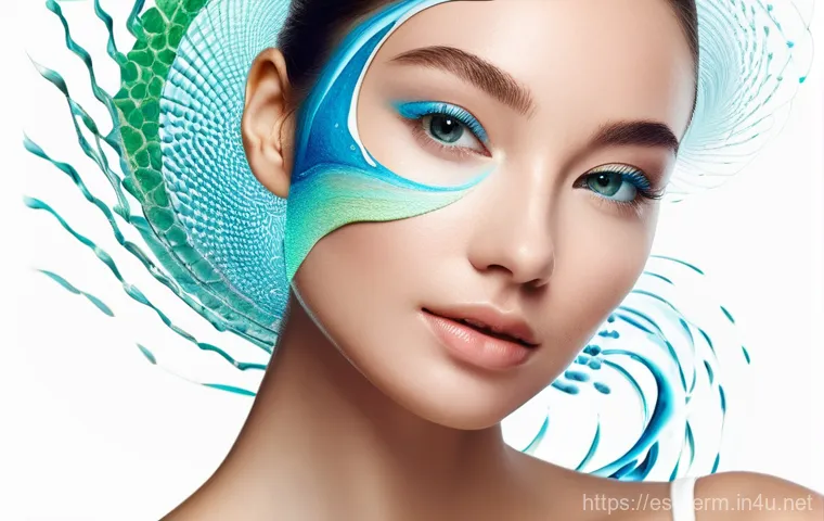 피부과 여드름 예방 - **Prompt 2: Gentle and Mindful Skincare Ritual**
    A warm, inviting, and detailed shot of a person...